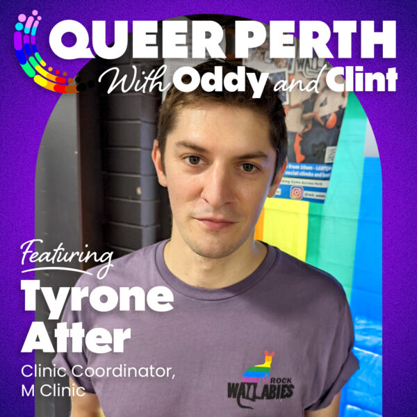 In this episode, Oddy tells you about a fun little event he went to that involves butts and then gets vulnerable and talks about body issues. Tyron Atter from M Clinic joins in to talk STI's, workshops and Backyard Survivor! Your community questions include queer venues, feeling anxious about sex and how to come out to a religious family.